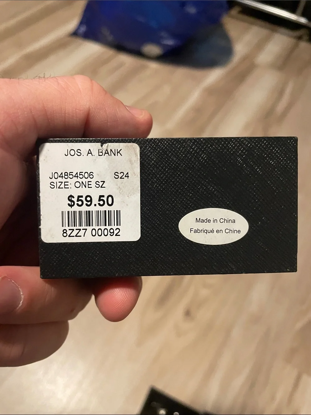 Jos. A. Bank Polished Silver Square Cufflinks with Circular Accent
